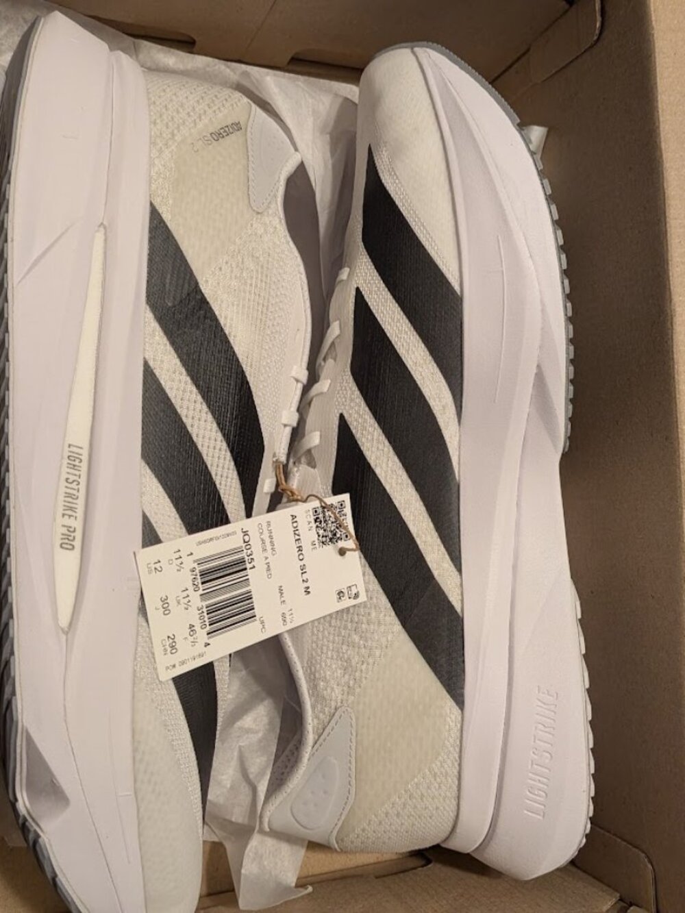 NWT Adidas Adizero SL2 Men's running shoe Size 12